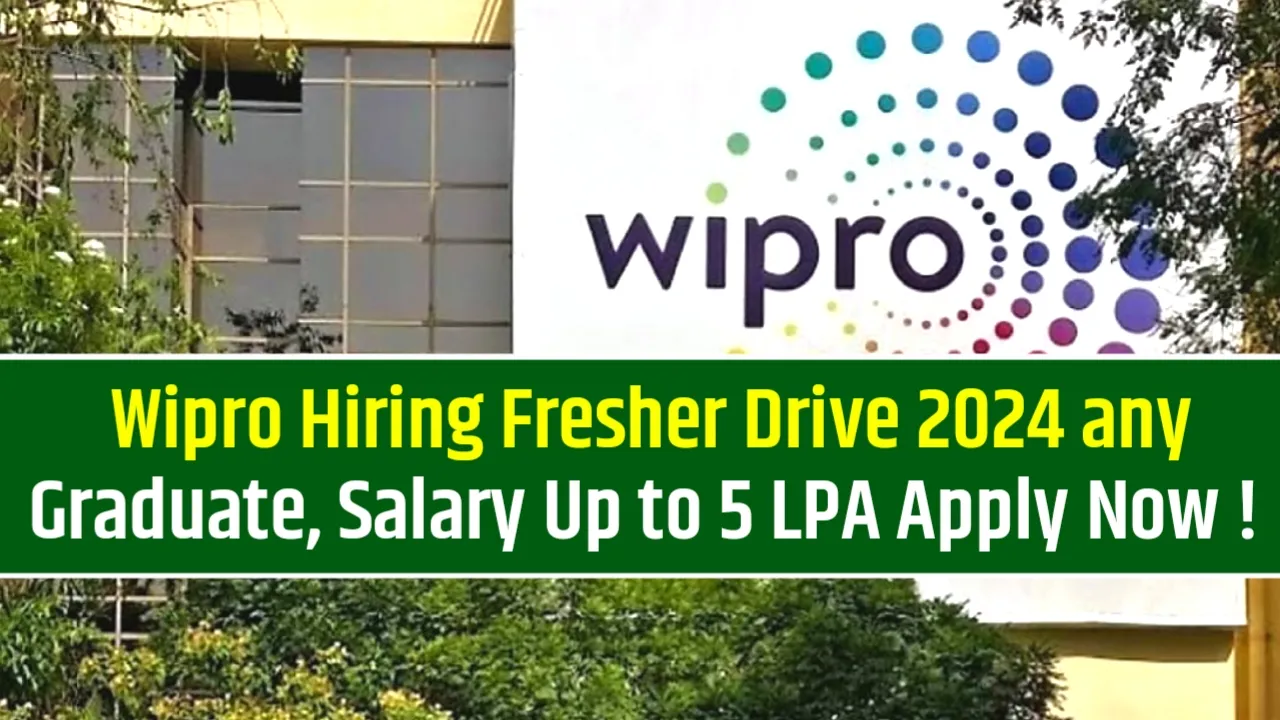 Wipro Off Campus Drive 2024