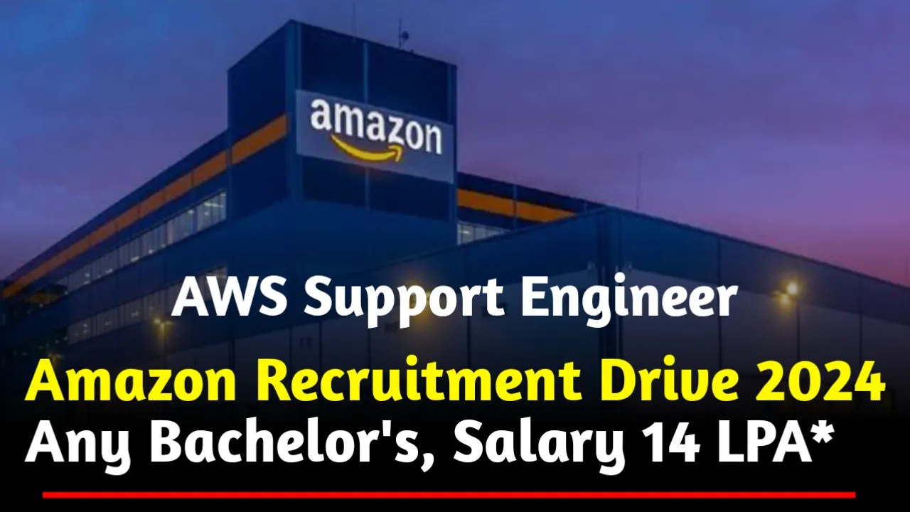 Amazon Hiring Fresher Drive 2024